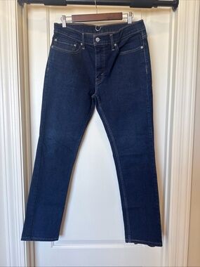 Men's Levi’s 511 Dark Blue Straight-Leg Jeans. Size 34x32